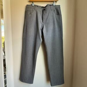 Alberto Modern Fit Ceramica Mens Business Casual Dress Pants Gray 34"